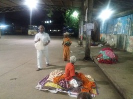 Blanket Distribution during winter for road side dwellers